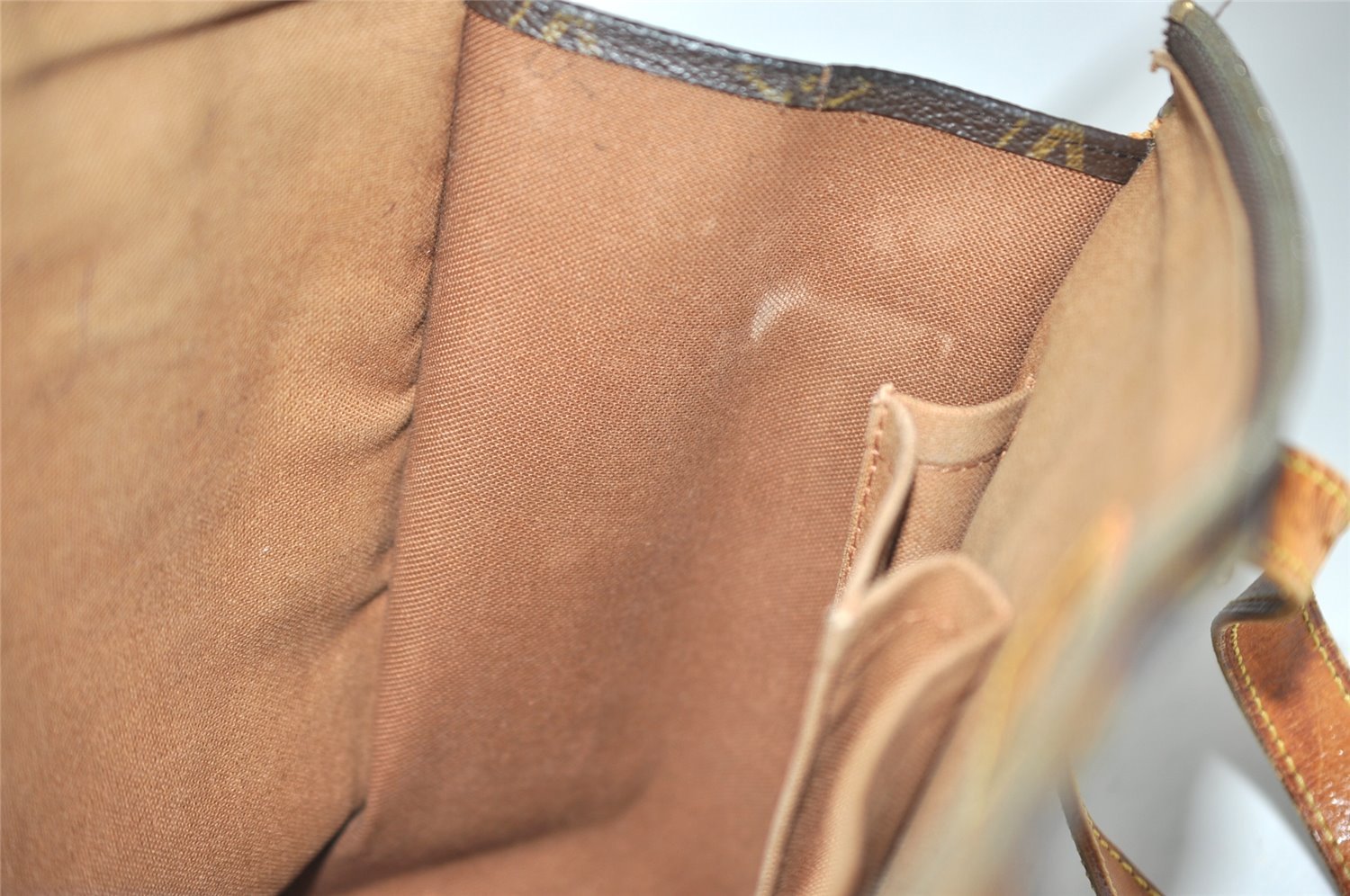 Authentic Louis Vuitton Monogram Popincourt Haut Shoulder Bag M40007 LV 3469J