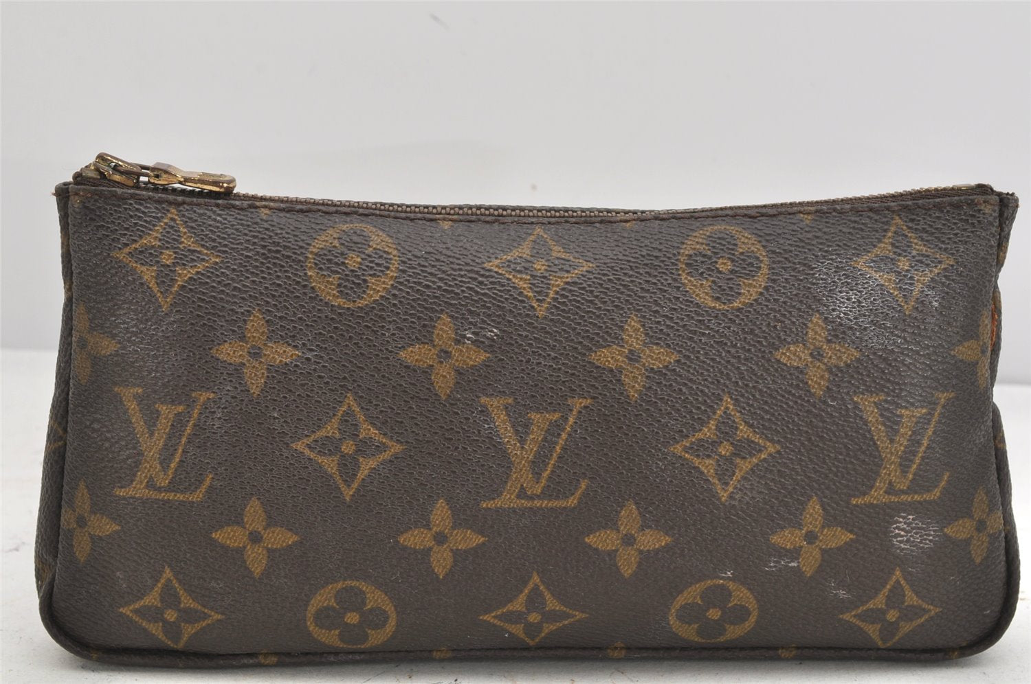 Authentic Louis Vuitton Monogram Pouch Purse For Sac Shopping GM LV 3470K