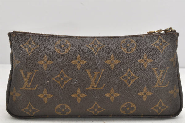 Authentic Louis Vuitton Monogram Pouch Purse For Sac Shopping GM LV 3470K