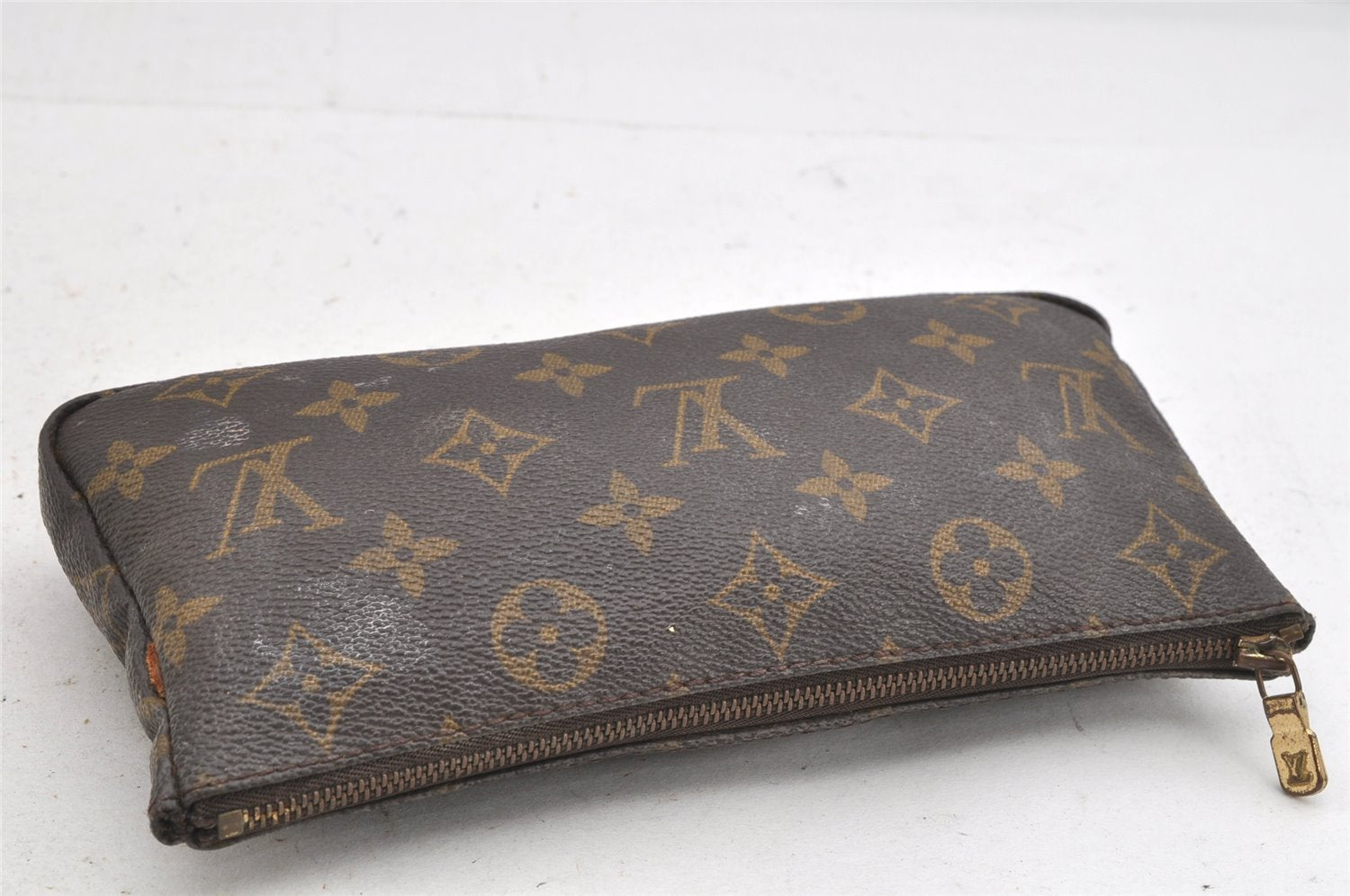Authentic Louis Vuitton Monogram Pouch Purse For Sac Shopping GM LV 3470K
