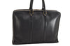 Authentic Louis Vuitton Epi Porte Documents Voyage Briefcase M59162 Black 3471J