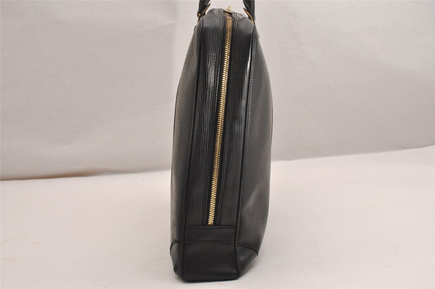 Authentic Louis Vuitton Epi Porte Documents Voyage Briefcase M59162 Black 3471J