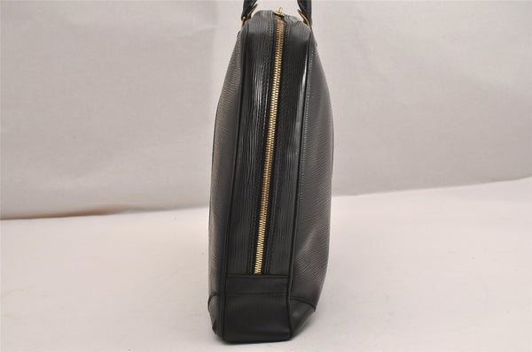Authentic Louis Vuitton Epi Porte Documents Voyage Briefcase M59162 Black 3471J