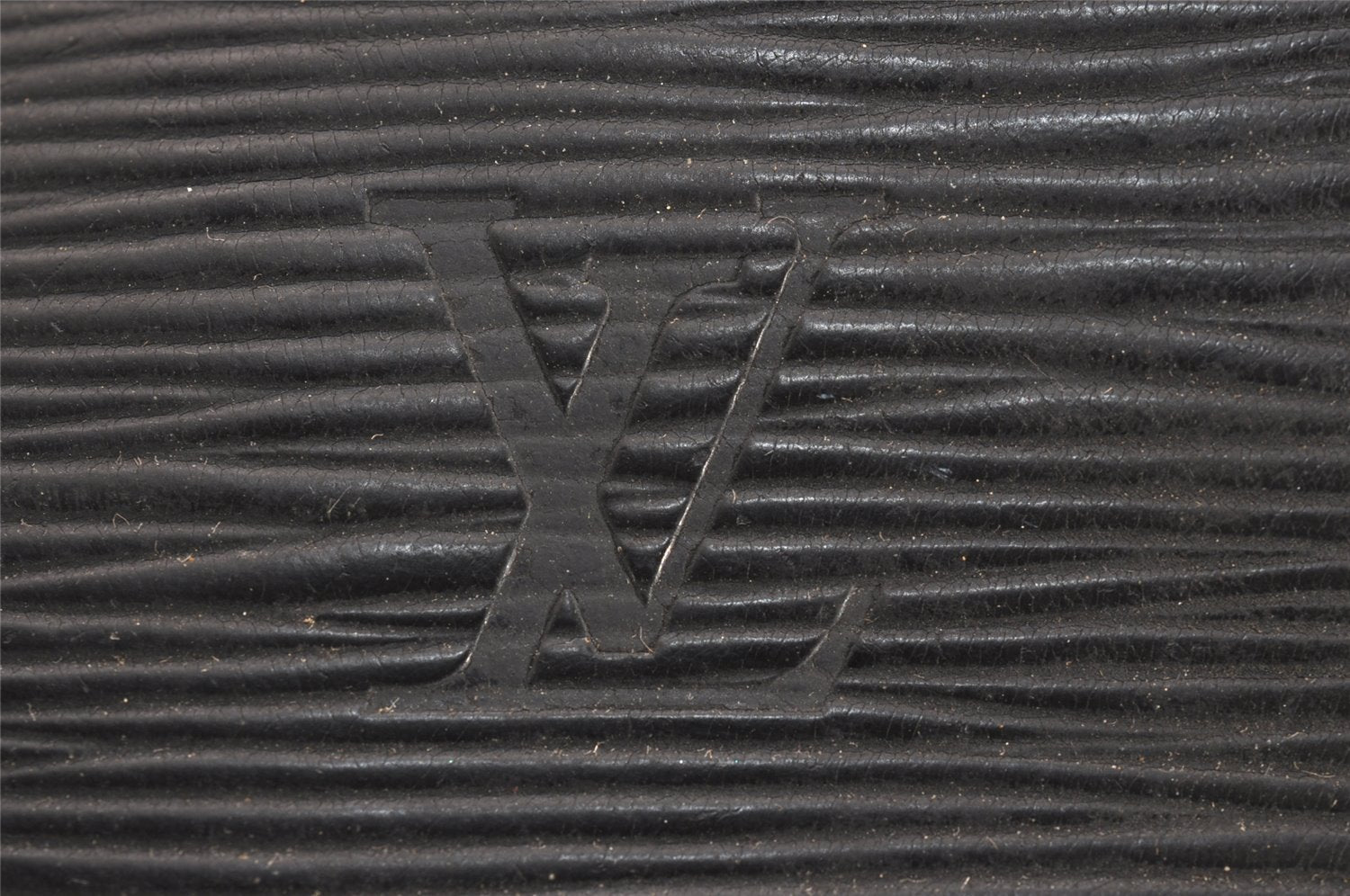 Authentic Louis Vuitton Epi Porte Documents Voyage Briefcase M59162 Black 3471J