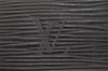 Authentic Louis Vuitton Epi Porte Documents Voyage Briefcase M59162 Black 3471J