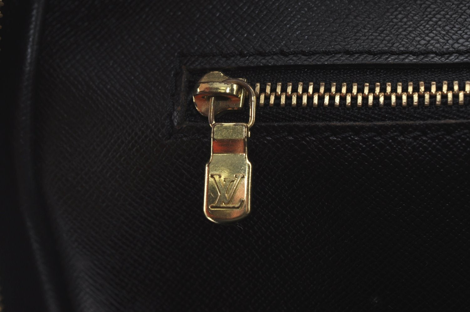 Authentic Louis Vuitton Epi Porte Documents Voyage Briefcase M59162 Black 3471J