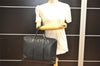 Authentic Louis Vuitton Epi Porte Documents Voyage Briefcase M59162 Black 3471J