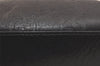 Authentic GUCCI Vintage Guccissima GG Leather Pouch Purse 141810 Black 3471K