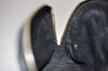 Authentic GUCCI Vintage Guccissima GG Leather Pouch Purse 141810 Black 3471K