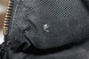Authentic GUCCI Vintage Guccissima GG Leather Pouch Purse 141810 Black 3471K