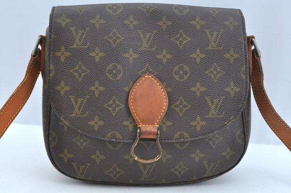 Auth Louis Vuitton Monogram Saint Cloud GM Shoulder Cross Bag Old Model LV 3472I