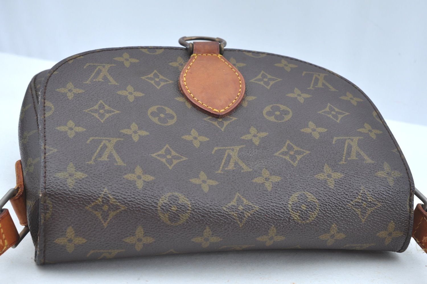 Auth Louis Vuitton Monogram Saint Cloud GM Shoulder Cross Bag Old Model LV 3472I