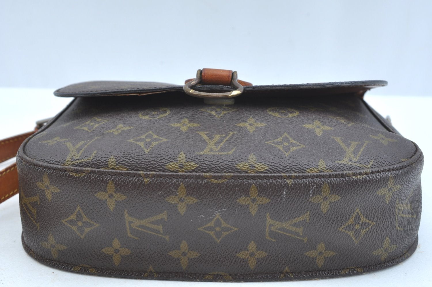 Auth Louis Vuitton Monogram Saint Cloud GM Shoulder Cross Bag Old Model LV 3472I