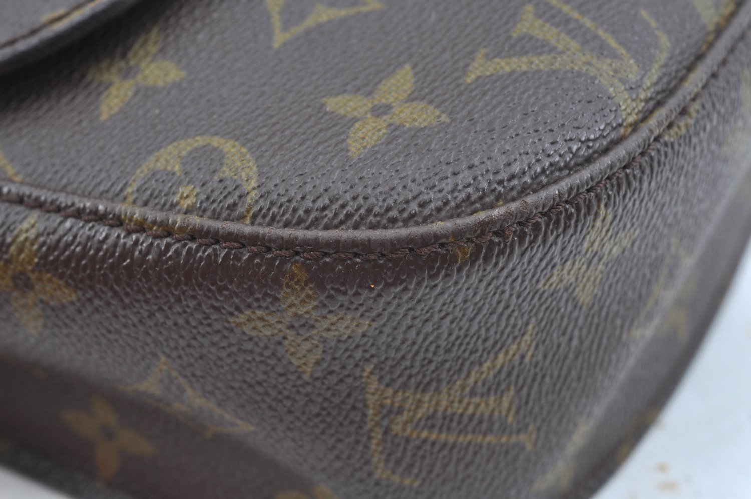 Auth Louis Vuitton Monogram Saint Cloud GM Shoulder Cross Bag Old Model LV 3472I