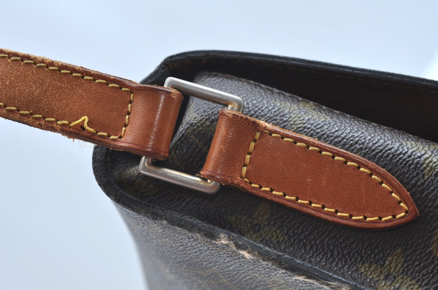 Auth Louis Vuitton Monogram Saint Cloud GM Shoulder Cross Bag Old Model LV 3472I