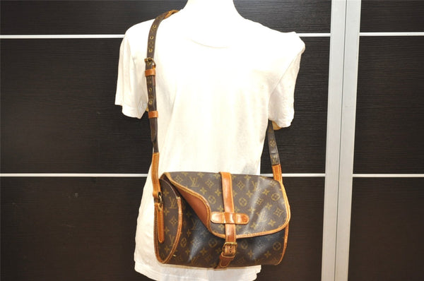 Authentic Louis Vuitton Monogram Marne Shoulder Cross Body Bag M51369 LV 3472J