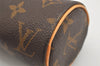 Authentic Louis Vuitton Monogram Trousse Ronde Pen Case Pouch M47630 Junk 3472K