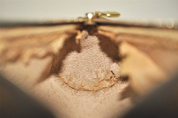 Authentic Louis Vuitton Monogram Trousse Ronde Pen Case Pouch M47630 Junk 3472K