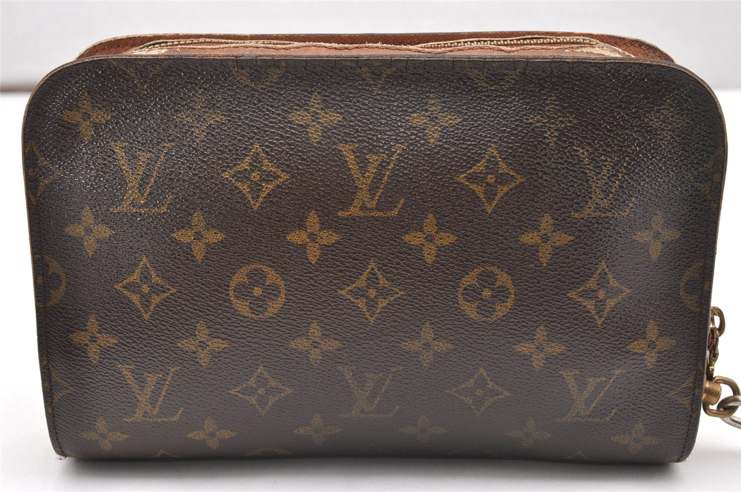 Authentic Louis Vuitton Monogram Orsay Clutch Hand Bag Purse M51790 LV 3473K
