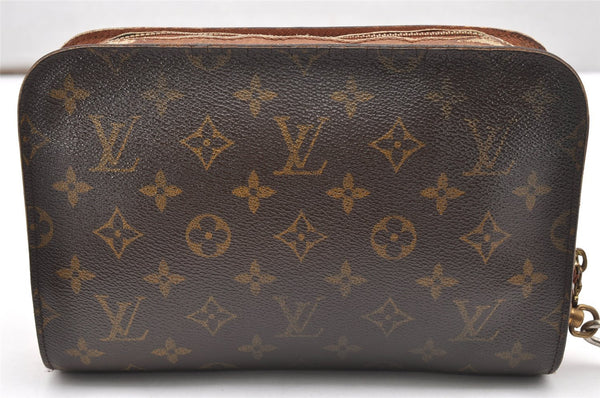 Authentic Louis Vuitton Monogram Orsay Clutch Hand Bag Purse M51790 LV 3473K