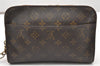 Authentic Louis Vuitton Monogram Orsay Clutch Hand Bag Purse M51790 LV 3473K