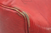 Authentic Louis Vuitton Epi Petit Noe Drawstring Bag M44107 Red Junk LV 3474J