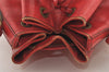 Authentic Louis Vuitton Epi Petit Noe Drawstring Bag M44107 Red Junk LV 3474J