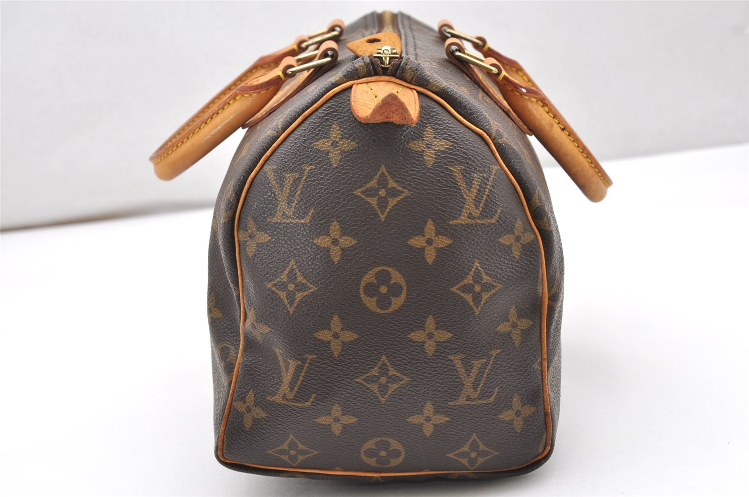 Authentic Louis Vuitton Monogram Speedy 25 Boston Hand Bag M41528 LV 3474K