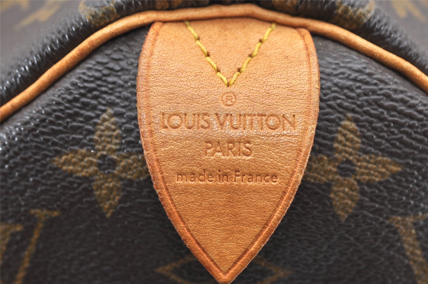 Authentic Louis Vuitton Monogram Speedy 25 Boston Hand Bag M41528 LV 3474K