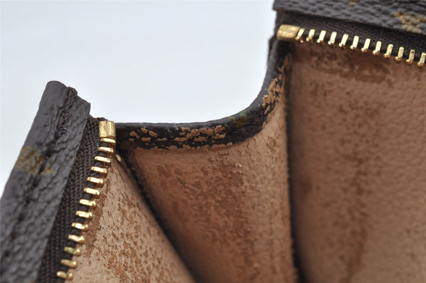 Authentic Louis Vuitton Monogram Poche Toilette 15 M47546 Cosmetics Pouch 3475I