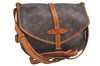 Authentic Louis Vuitton Monogram Saumur 30 Shoulder Cross Bag M42256 LV 3475J