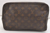 Auth Louis Vuitton Monogram Trousse Toilette 28 Clutch Bag M47522 Junk 3476J