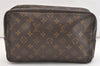 Auth Louis Vuitton Monogram Trousse Toilette 28 Clutch Bag M47522 Junk 3476J
