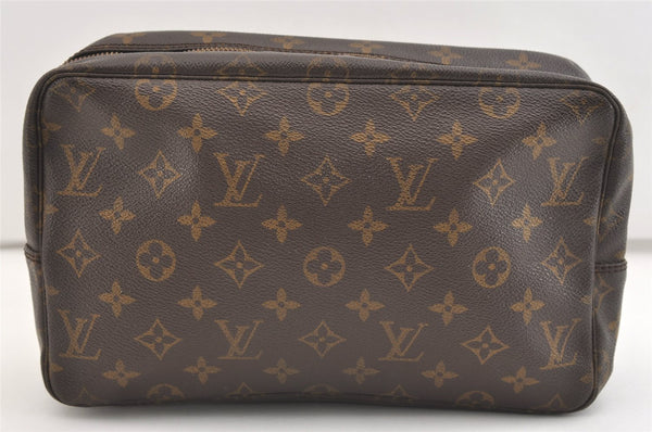 Auth Louis Vuitton Monogram Trousse Toilette 28 Clutch Bag M47522 Junk 3476J