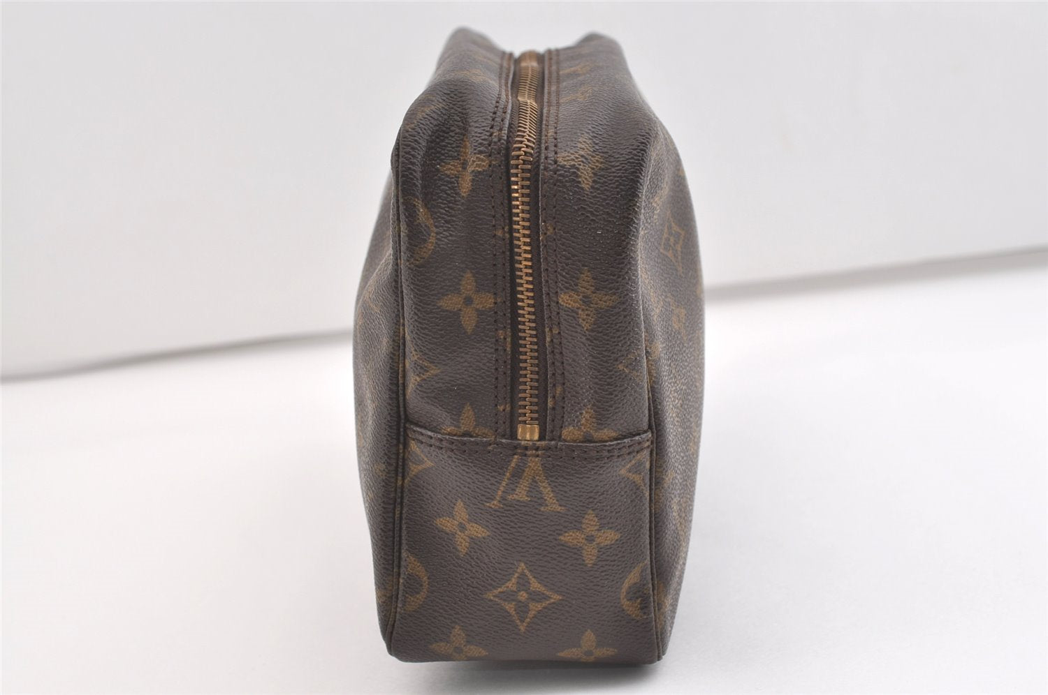 Auth Louis Vuitton Monogram Trousse Toilette 28 Clutch Bag M47522 Junk 3476J