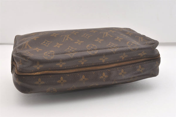 Auth Louis Vuitton Monogram Trousse Toilette 28 Clutch Bag M47522 Junk 3476J