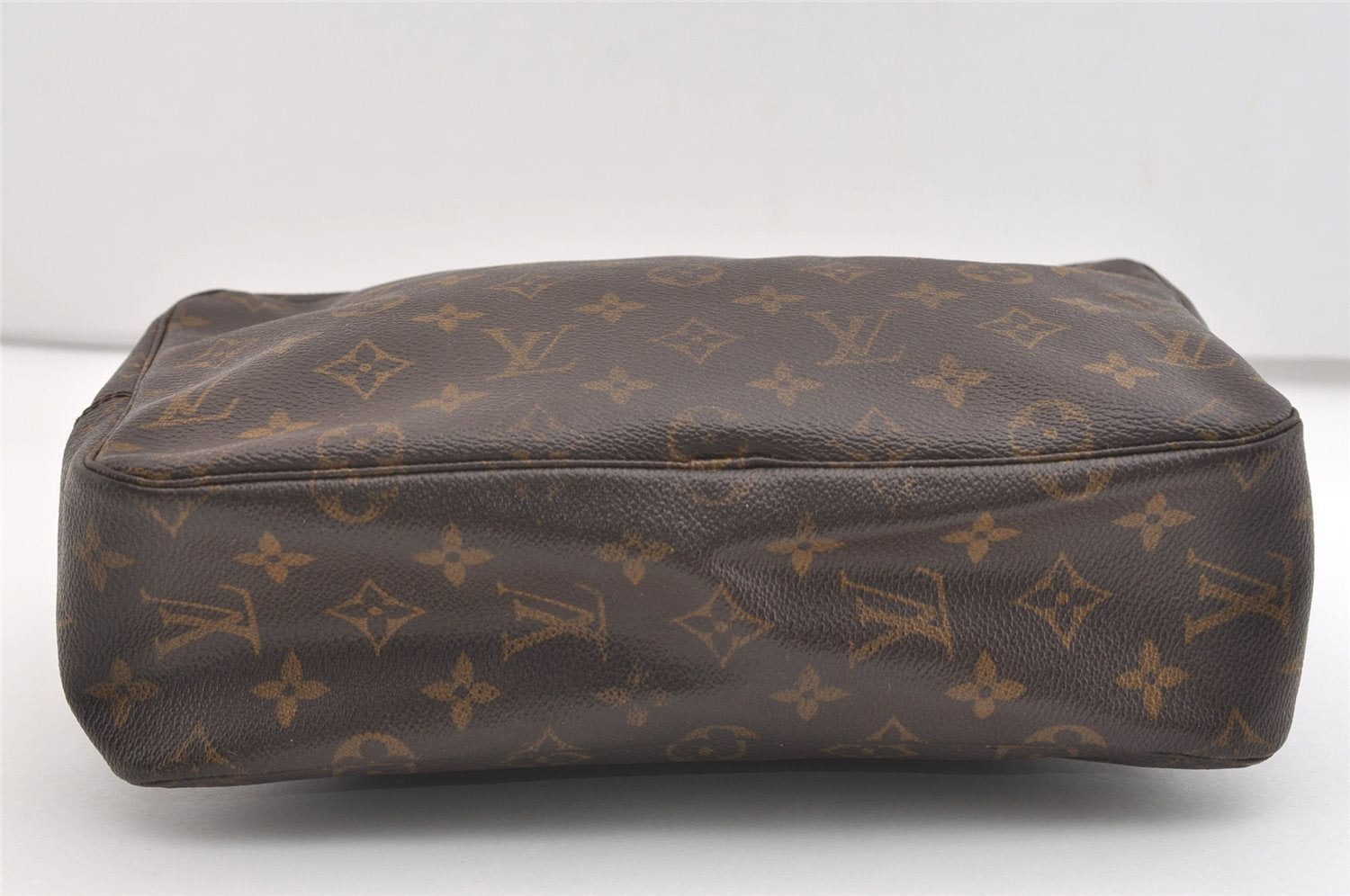 Auth Louis Vuitton Monogram Trousse Toilette 28 Clutch Bag M47522 Junk 3476J