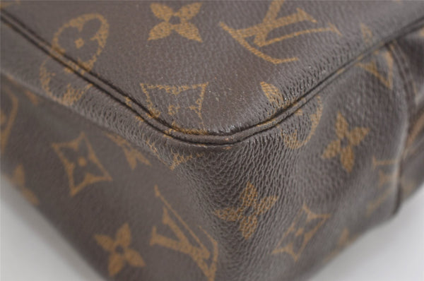 Auth Louis Vuitton Monogram Trousse Toilette 28 Clutch Bag M47522 Junk 3476J