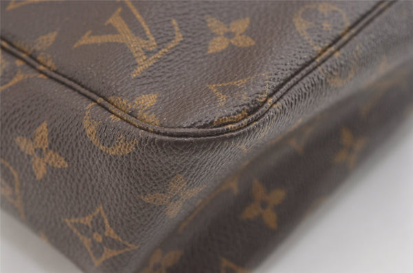 Auth Louis Vuitton Monogram Trousse Toilette 28 Clutch Bag M47522 Junk 3476J