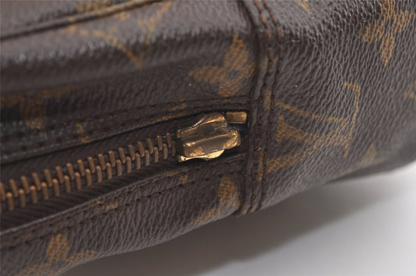 Auth Louis Vuitton Monogram Trousse Toilette 28 Clutch Bag M47522 Junk 3476J