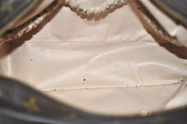 Auth Louis Vuitton Monogram Trousse Toilette 28 Clutch Bag M47522 Junk 3476J