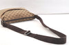 Authentic GUCCI Shoulder Cross Body Bag GG Canvas Leather 145857 Brown 3477K