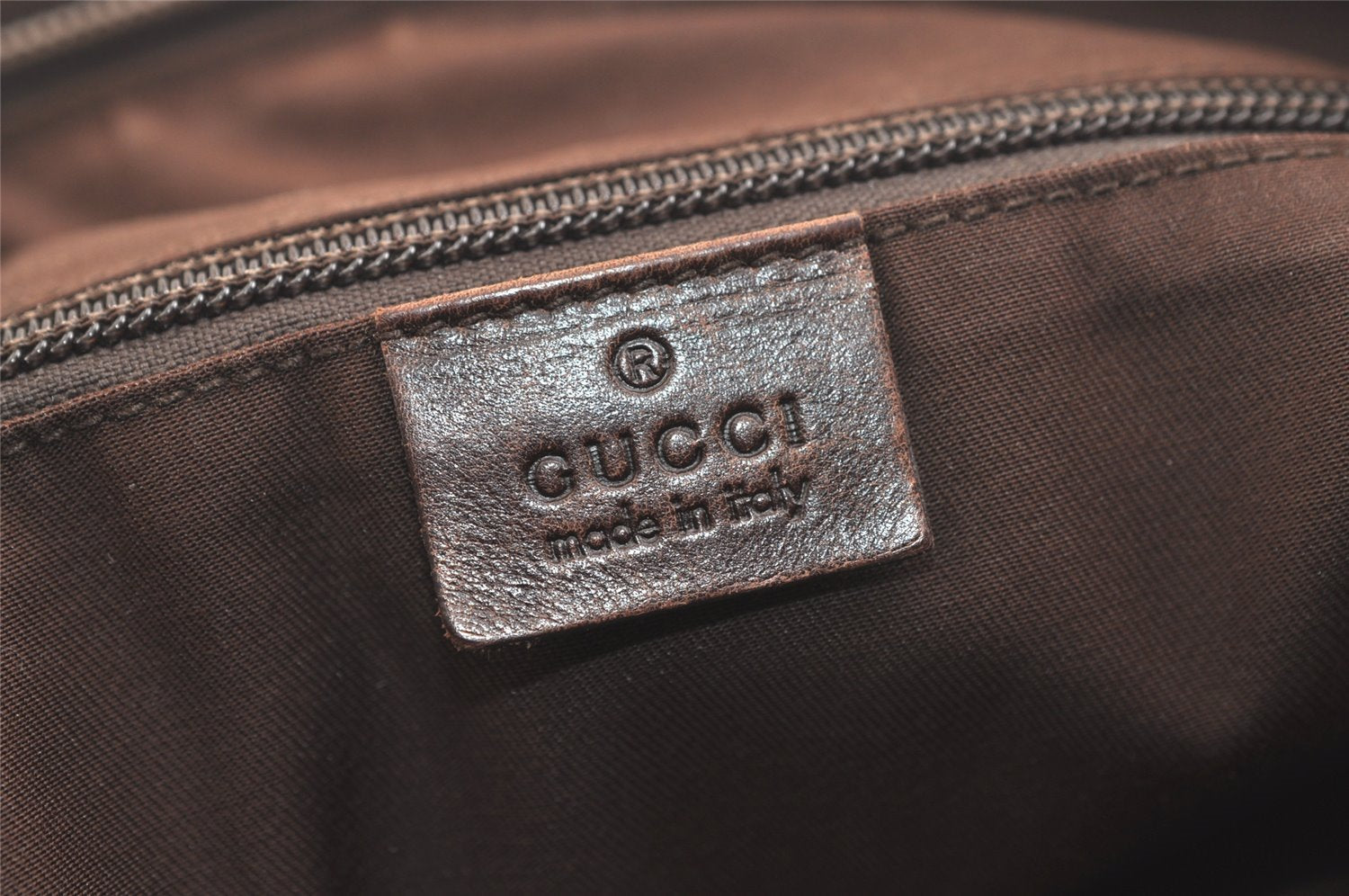 Authentic GUCCI Shoulder Cross Body Bag GG Canvas Leather 145857 Brown 3477K