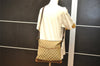 Authentic GUCCI Shoulder Cross Body Bag GG Canvas Leather 145857 Brown 3477K