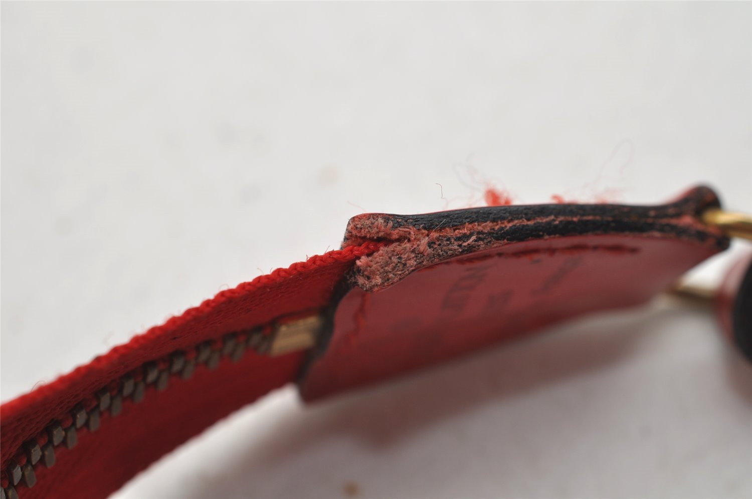 Authentic Louis Vuitton Epi Pochette Accessoires Pouch Red M52947 LV Junk 3478I