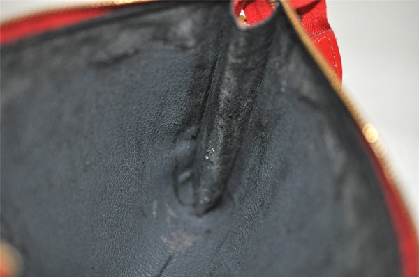 Authentic Louis Vuitton Epi Pochette Accessoires Pouch Red M52947 LV Junk 3478I
