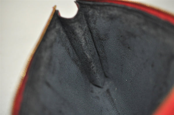 Authentic Louis Vuitton Epi Pochette Accessoires Pouch Red M52947 LV Junk 3478I