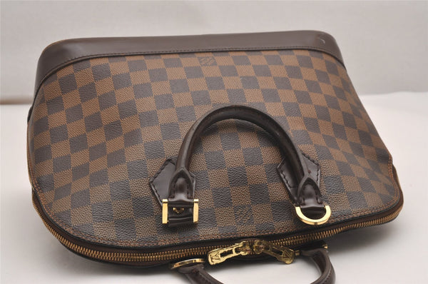 Authentic Louis Vuitton Damier Alma Hand Bag Purse N51131 LV 3479J