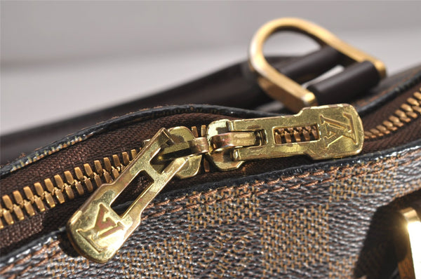 Authentic Louis Vuitton Damier Alma Hand Bag Purse N51131 LV 3479J