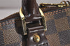 Authentic Louis Vuitton Damier Alma Hand Bag Purse N51131 LV 3479J